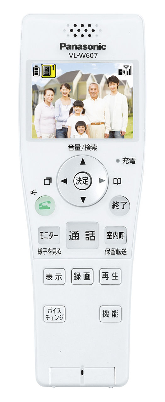 概要 ワイヤレスモニター子機 VL-W607 | 消耗品・別売品 | Panasonic