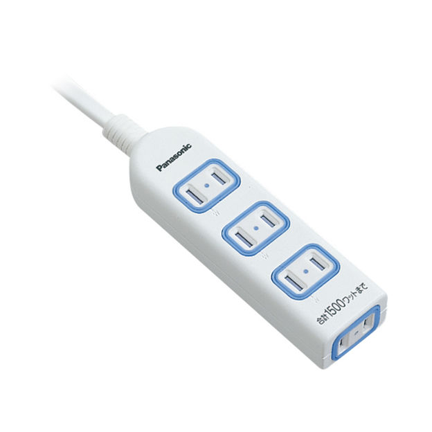 WHA2534WKP 購入 - ザ・タップX（4コ口）（3m） | 配線器具 | Panasonic