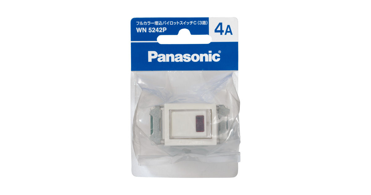 WN5242P 概要 - フルカラー埋込パイロットスイッチC | 配線器具