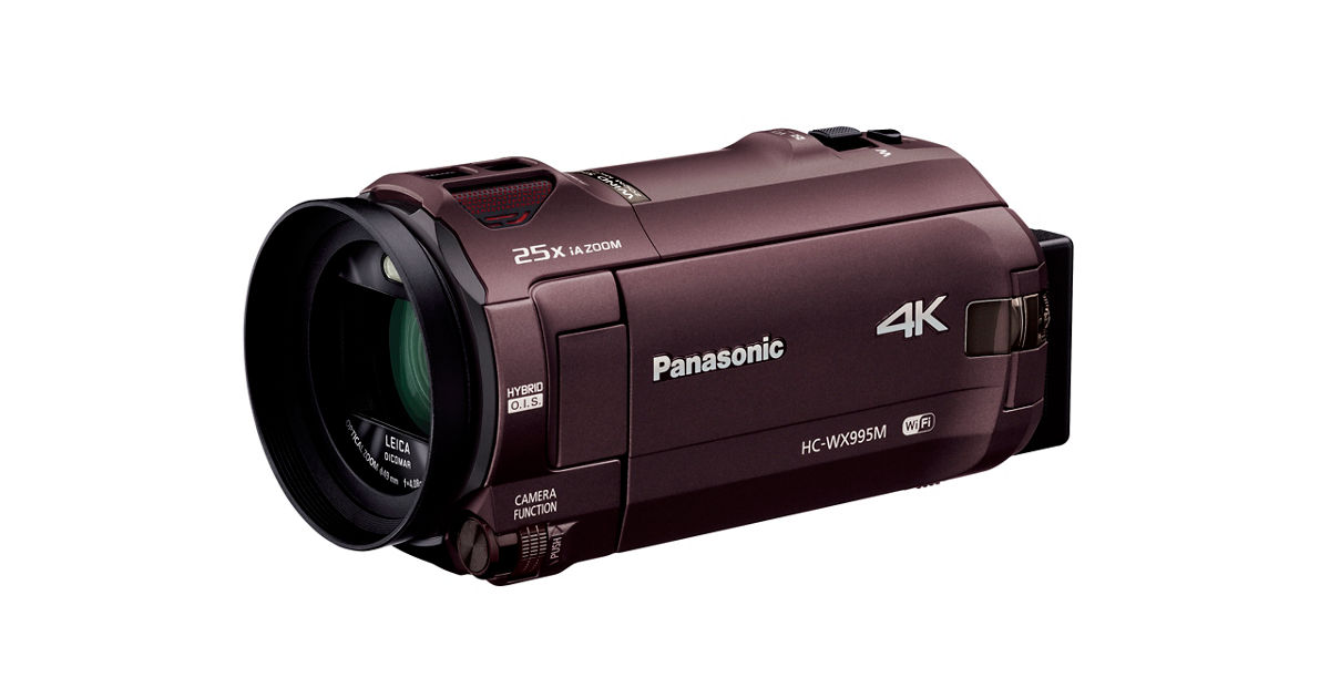 概要 デジタル4Kビデオカメラ HC-WX995M | デジタルビデオカメラ | Panasonic