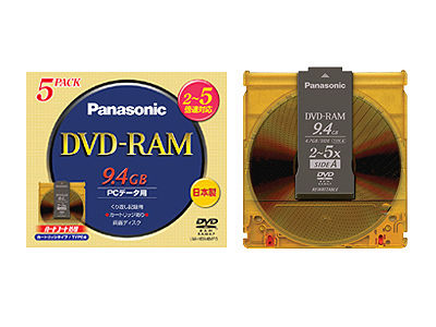 概要 DVD－RAMディスク（カートリッジ付き・9．4GB両面） LM 