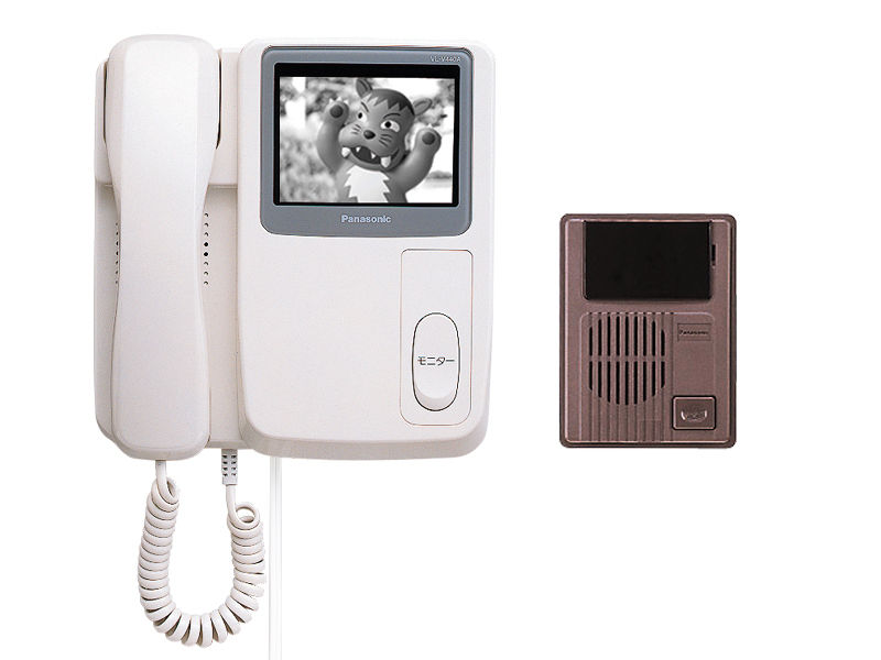 概要 モニター親機・カメラ玄関子機各1台セット（化粧箱タイプ