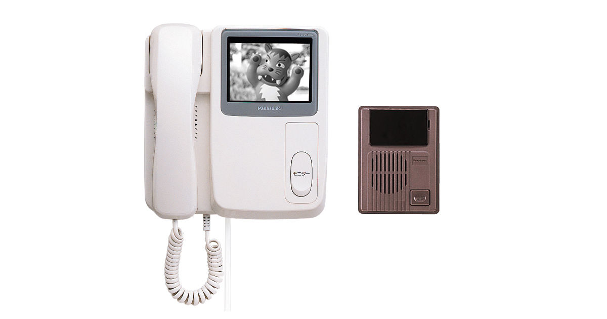概要 モニター親機・カメラ玄関子機各1台セット（化粧箱タイプ） VL