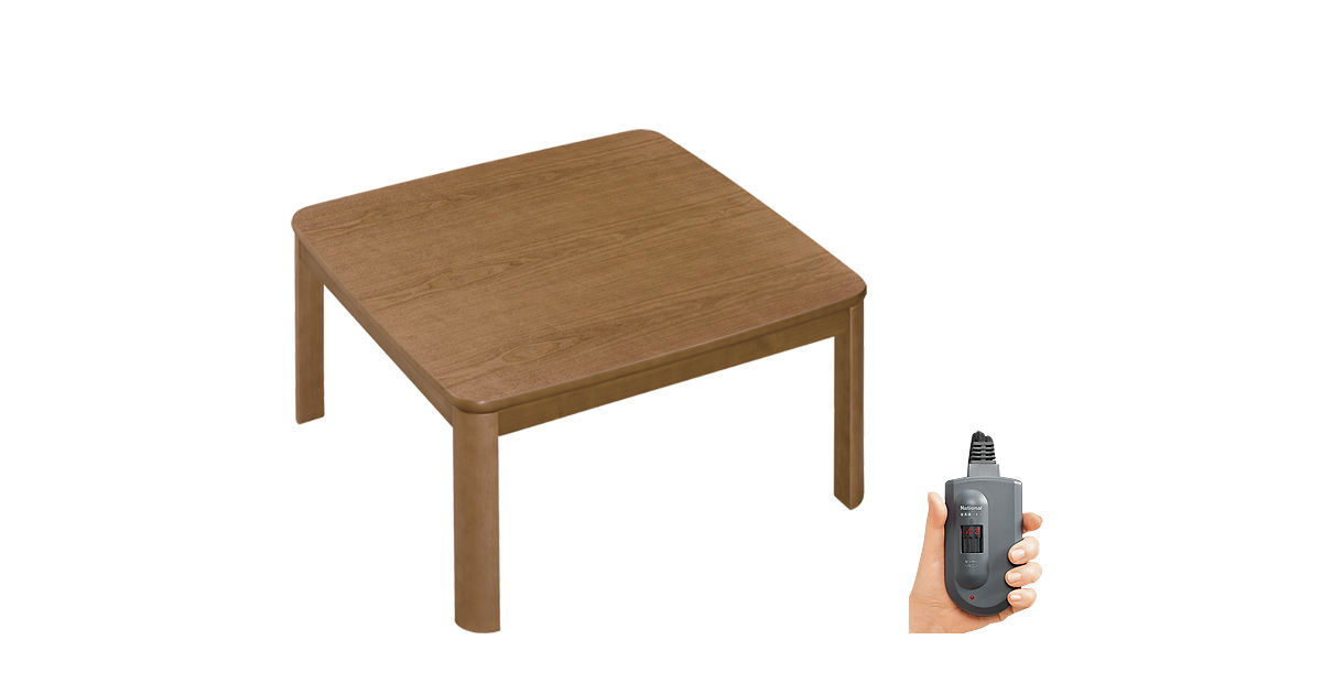 概要 家具調コタツ 80×80（天然木シリーズ） DK-S80CD