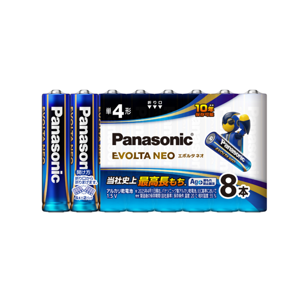 購入 乾電池エボルタネオ単4形8本パック LR03NJ/8SW | 電池・モバイル