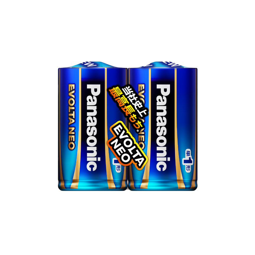 概要 乾電池エボルタネオ単1形2本パック LR20NJ/2SE | 電池・モバイル