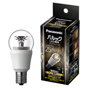 E17口金 パルック LED電球 クリアシリーズ（クリア電球タイプ） | LED