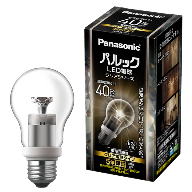 LDA5LC4 購入 - パルックLED電球 クリアシリーズ 5.1W (電球色相当