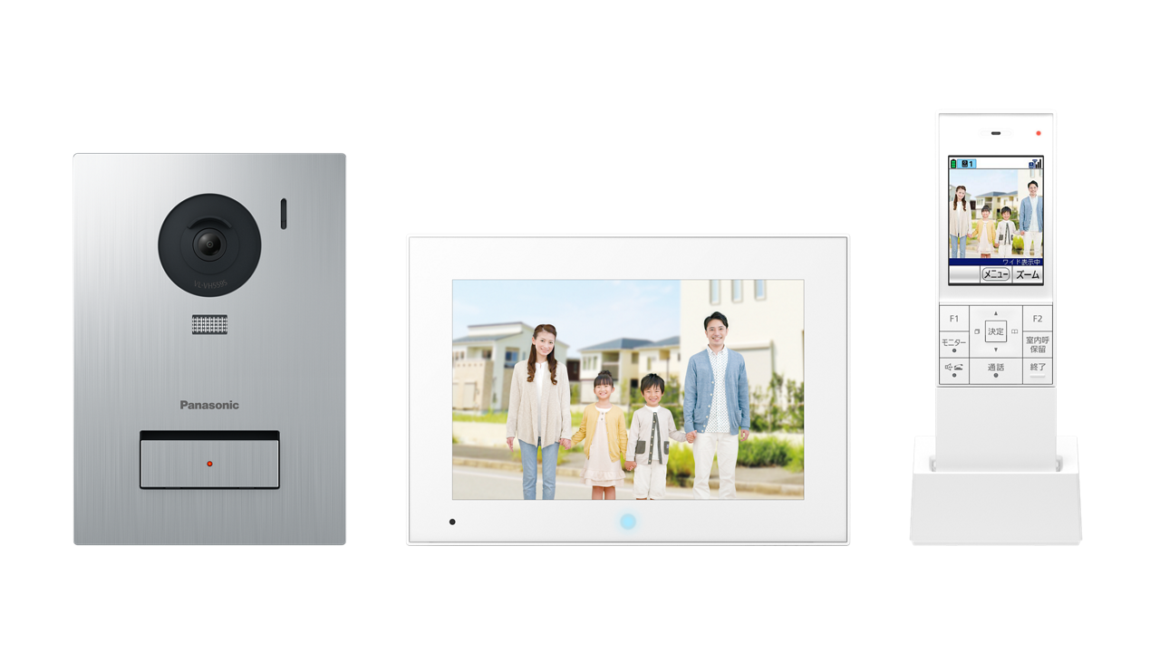 Panasonic  電話セット VL-SWE720KS 概要 - ワイヤレスモニター付テレビドアホン 3-7タイプ