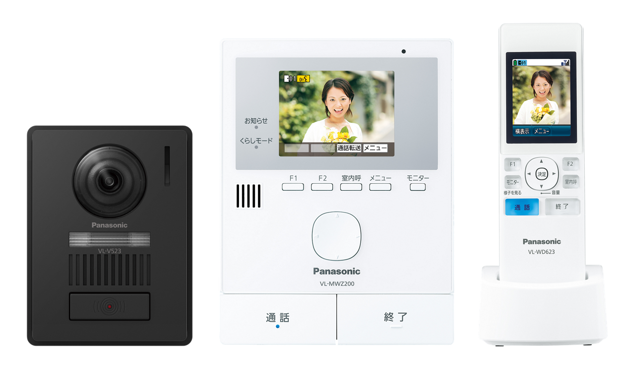3点専用◼️Panasonic ワイヤレスモニター付テレビドアホン　子機　新品 楽天市場】テレビ ドアホン 子 機 3台の通販