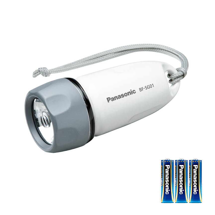 概要 乾電池エボルタNEO付き LED防水ライト BF-SG01N | LEDライト
